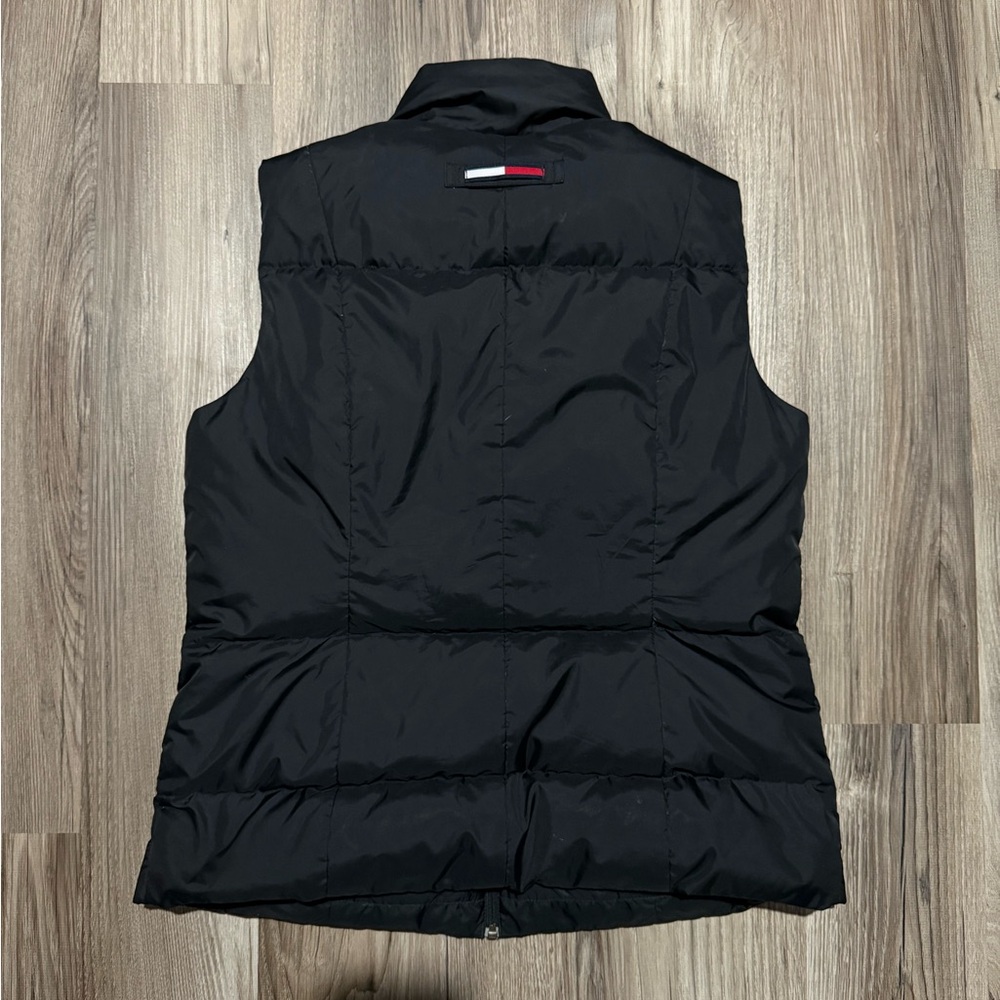 Women’s Tommy Hilfiger Down & Feather Black Puffer Vest • Size L